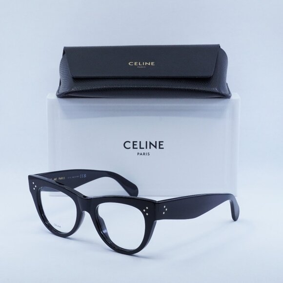 Final Price! Celine CL5003IN 001 Black Eyeglasses - Picture 1 of 10